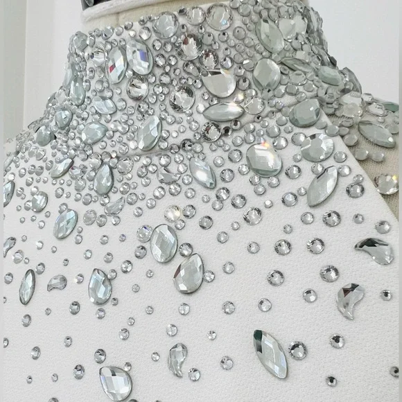 Jenny Packham Gilded Tulle Cape Gown Long Dress